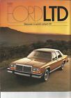 Original 1981 Ford LTD Crown Victoria, LTD, LTD Country Squire Sales Brochure