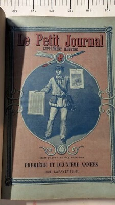 Livre Le Petit Journal 1891 Supplément Illustré Couleurs Paris Relié Ancien Rare - Photo 1/4