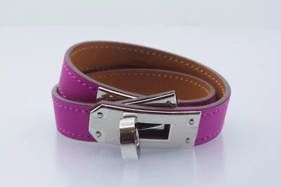 Pulsera Hermes - Mini Kelly Doble Tour - Talla T2 - Nueva - Con Caja Foto 1 de 4