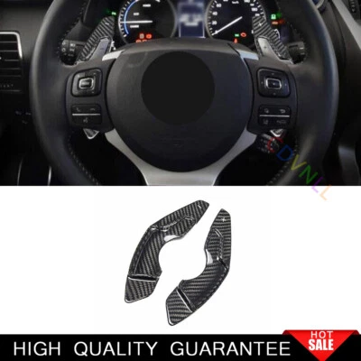 Paletas de cambio de volante de fibra de carbono seca 2* para Lexus RC350 200t 2015-2018 Foto 1 de 4