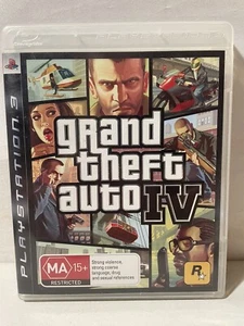 PS3 Grand Theft Auto IV GTA 4 Sony PlayStation 3 Complete with Manual & Map VGC - Picture 1 of 4