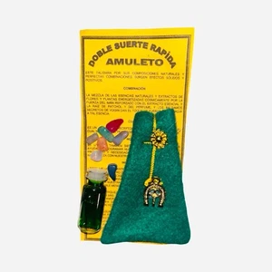 DOBLE SUERTE RAPIDA Amuleto Para Atraer Dinero Abundancia Prosperidad Charm - Imagen 1 de 1