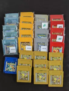 NGBG - Authentisches Pokemon Gameboy Farbe Game Boy Pokemon GELB ROT KRISTALL - Bild 1 von 704