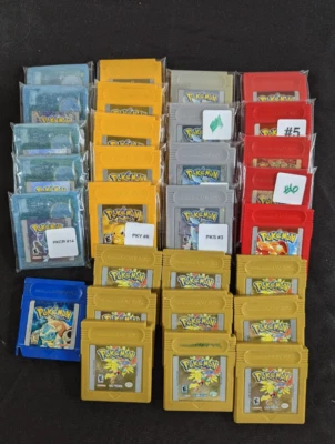Pokémon GBC Gameboy Games — Authentic OEM (Yellow, Red, Blue, Crystal, etc.) - Image 1 of 4