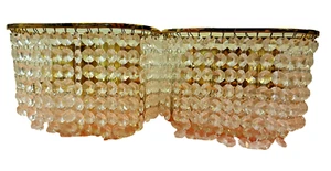 Palme + Walther Pareja de apliques de alta calidad Palwa cristal de plomo chapado en oro ¡Excelente! - Imagen 1 de 5
