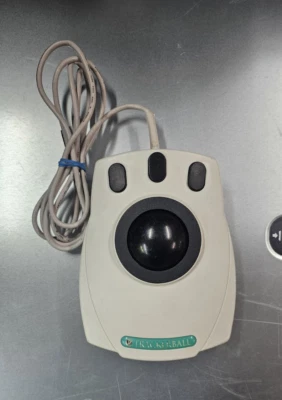 CURSOR CONTROLS R60-163350 INDUSTRIAL LARGE OPTICAL TRACKBALL - Image 1 of 4
