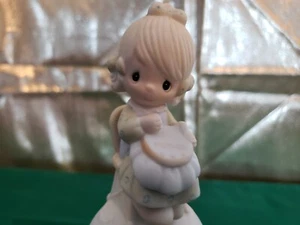 1981 Precious Moments Mother Sew Dear Porcelain 5.5" Bell E-7181 Enesco - Picture 1 of 10