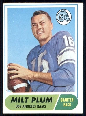 1968 Topps #104 Milt Plum - Image 1 of 2