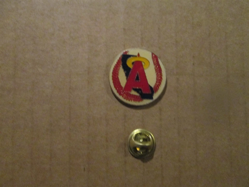 MLB California Angels Vintage Circa 1990's Halo Team Logo Baseball Lapel Pin - Image 1 of 1