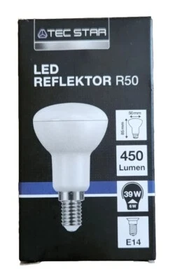 6× LED Strahler Reflektor R50 Glühbirne 6W E14 Reflektorlampe Leuchtmittel Lampe - Bild 1 von 3