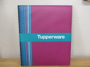 Tupperware 70 Jahre Party Padfolio Notizblock Mappe Rosa und Aqua Neu - Bild 1 von 3