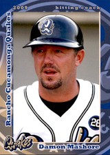 2009 Rancho Cucamonga Quakes Grandstand #15 Damon Mashore Eagle Idaho ID Card