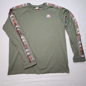 Camiseta Para Hombres Kappa Verde Logo Abajo Manga Larga Rosa Gráfico XL Silueta  - Imagen 1 de 9