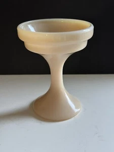 Westmoreland Milk Glass Pedestal peach doric Votive Candle Holder - Picture 1 of 21