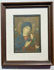 Vintage "Mother of Perpetual Help" Picture Framed 12" x 9”