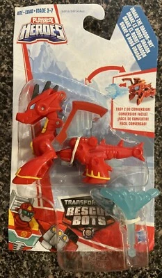 Transformers Rescue Bots Drake The Dragon Bot Playskool Heroes Mini Figure - Image 1 of 2