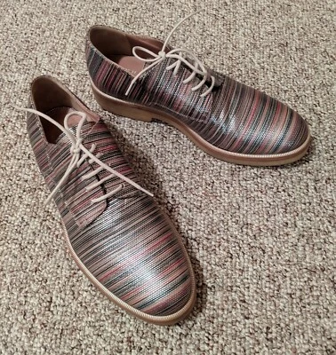 Dries Van Noten Italian Leather Lace Up Oxfords Women Size 6 - Image 1 of 4