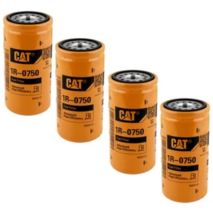 Caterpillar Filter 1R-0750 Genuine Sealed Advanced Efficiency 1R0750 Set of 4 - Picture 1 of 7