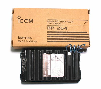 NEW ICOM BP-264 Ni-Mh Battery for IC-T70A IC-V80 IC-U80 IC-F3101D IC-F4101D - Image 1 of 4