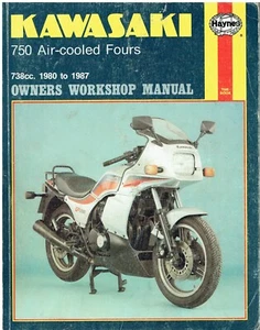 KAWASAKI KZ/Z750 (E H L R) ZX750A Z750P KZ750N KZ750F (1980-87) WORKSHOP MANUAL - Picture 1 of 1