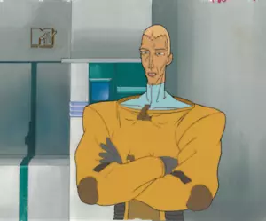 Aeon Flux Original Production Cel MTV 1991 Liquid Television Trevor - Picture 1 of 2
