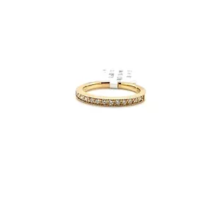 anillo de eternidad micro pavé media banda - Imagen 1 de 1