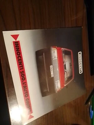 MINI INNOCENTI 500  , BROCHURE PROMO  SALONE , SALES BROCHURE - Immagine 1 di 4