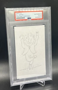 Al Jaffee Autograph Mad Magazine PSA Signed Rare Full Body Hand Drawn Sketch - Picture 1 of 1