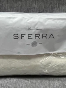 SFERRA LANSONE MATELASSE COVERLET BLANKET COVER - IVORY - NEW - Picture 1 of 1