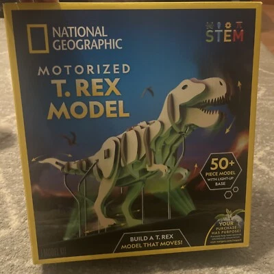 NATIONAL GEOGRAPHIC MOTORIZED T.REX MODEL - Image 1 of 3