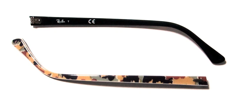 RAY BAN 4246 Clubround Barras De Piezas de Repuesto Camuflaje/Plata - Imagen 1 de 1