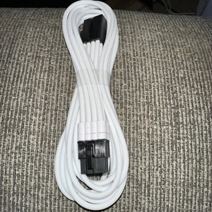 CableMod Pro ModMesh 12VHPWR PCIE Extension White Quad 8Pin - Picture 1 of 2