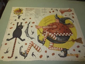 DAISY KINGDOM BROOMZELDA Cotton Fabric DOOR Panel with Instructions - Picture 1 of 2