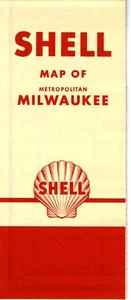1953 Shell Road Map: Milwaukee NOS - Picture 1 of 1