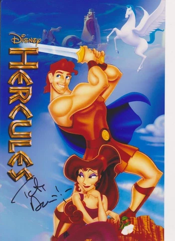 TATE DONOVAN Signed on 8x12  HERCULES Glossy Color Photo COA Cover