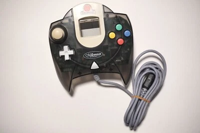 Controlador Sega Dreamcast Millennium 2000 negro humo HKT-7700 vendedor de EE. UU. Foto 1 de 2