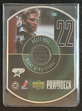 1999-00 UPPER DECK POWERDECK CD BRETT HULL CD #PD6 DALLAS STARS HOF