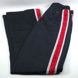VTG Nike XS (0-2) Athletic Pants Black Red White Y2K Jordon Track Suit Sweat EUC - Picture 1 of 22