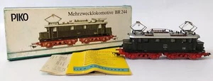 Vintage PIKO E. Germany BR244 HO 1:87 Train Electric LOCOMOTIVE 244 068-3 in Box - Picture 1 of 3