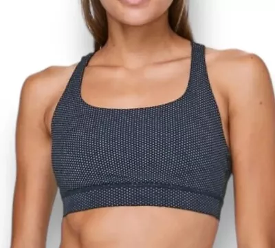 Бюстгальтер Lululemon Energy Pacific Pointe жаккардовый черный женский 8 в горошек - Изображение 1 из 4