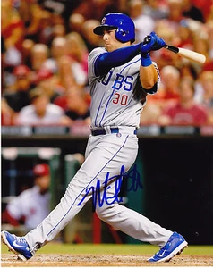 MIKE OLT CHICAGO CUBS ACTION SIGNED 8x10 - Picture 1 of 1