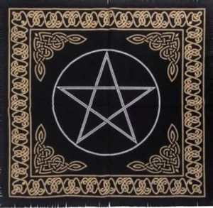 pentacle 18 x 18 altar cloth - Picture 1 of 1