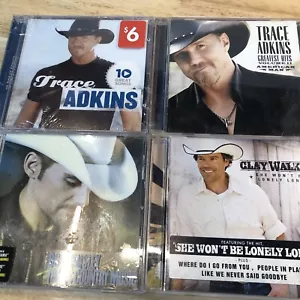 Clay Walker, Brad Paisley and Trace Adkins 4CD Country Lot - Picture 1 of 7
