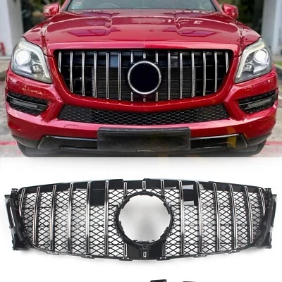 For Benz GL Class X166 GL350 GL400 2013-2015 Front Bumper Mesh Grille Grill Kit - Image 1 of 4
