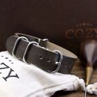 COZY Handmade Vintage 408 Leather ZULU / NATO Strap, 4-Ring, 18/20/22/24/26mm