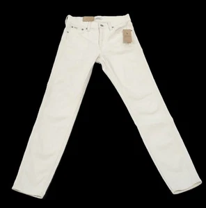 NWT Polo Ralph Lauren $125 Tompkins Skinny Crop Denim Jeans White Women's, 25 - Picture 1 of 8