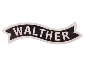 Walther Firearms Logo Sign 3d Printed Hanging Wall Decor - Picture 1 of 2