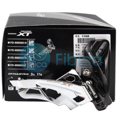 New Shimano Deore XT FD M8000-D Direct Mount Front Derailleur 3x11s Side Swing - Image 1 of 2