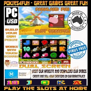 Slot Machine Poker Machine Pokies Arcade - More Farmland Fun - Slot Creator - Pc - Picture 1 of 2