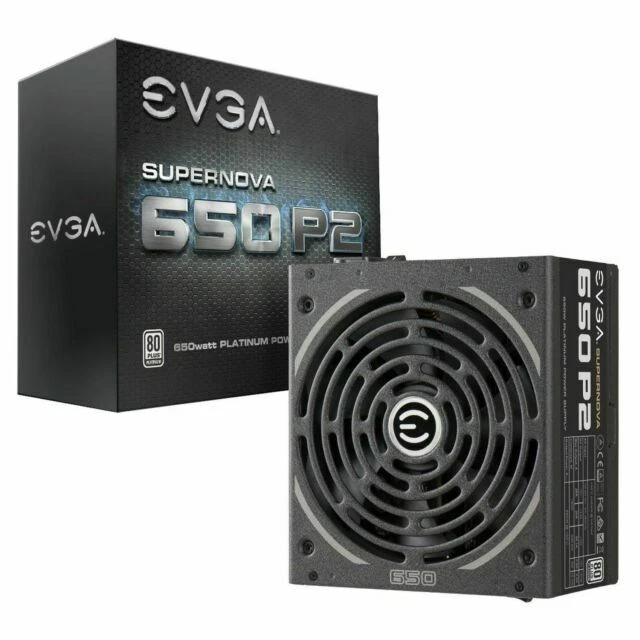 EVGA SuperNOVA 650W P2 80PLUS Platinum Fully Modular Power Supply... - Image 1 of 1